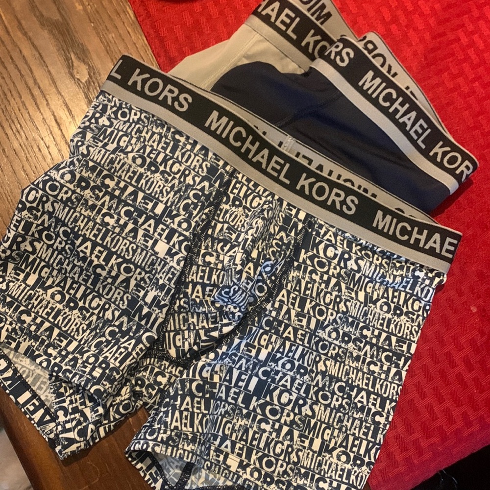 3 pair of small mens Michael Kors boxer briefs